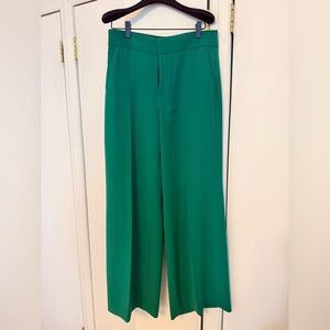 Banana Republic Green Wide-Leg Pants